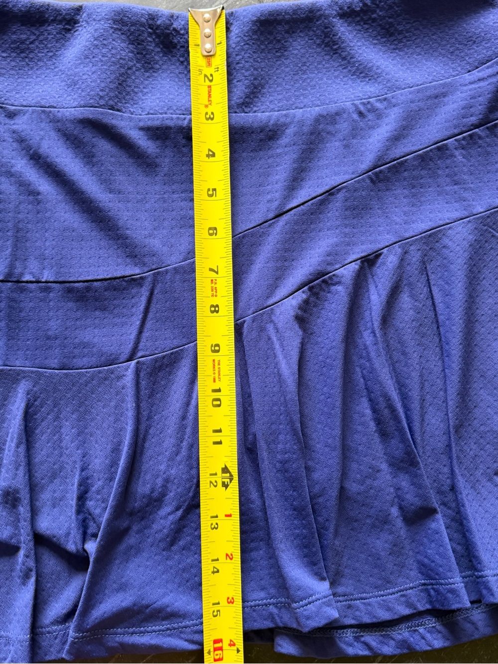 Ibkul UPF solid flounce skort 16.5” - navy - Picture 4 of 6